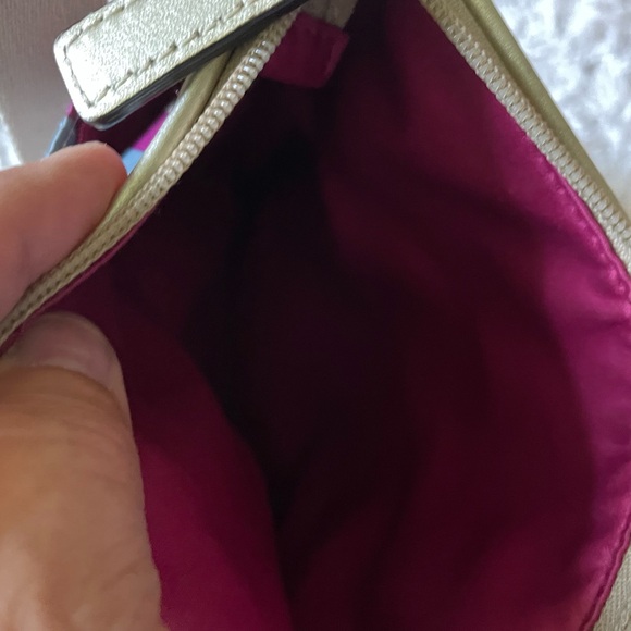 COACH “Legacy” Satin Stripe Multicolored Swing Bag Crossbody Bag EUC - Picture 6 of 11